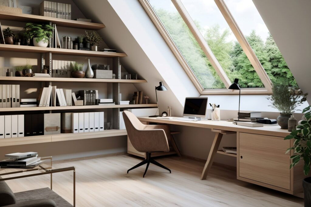 Home office nowej generacji – biuro marzeń w luksusowej willi